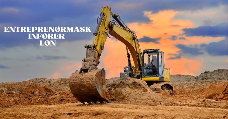Entreprenørmaskinfører Løn